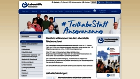 What Lebenshilfe-nds.de website looked like in 2018 (5 years ago)