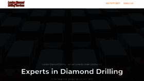 What Londondiamonddrilling.co.uk website looked like in 2018 (5 years ago)