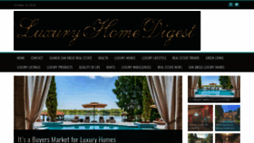 What Luxuryhomedigest.com website looked like in 2018 (5 years ago)