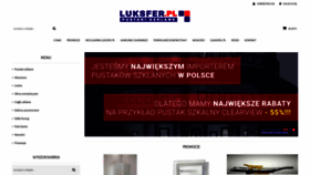 What Luksfer.pl website looked like in 2018 (5 years ago)
