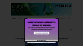 What Livingwaterscleanse.com website looked like in 2018 (5 years ago)