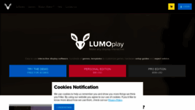 What Lumoplay.com website looked like in 2018 (5 years ago)