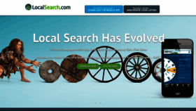What Localsearch.com website looked like in 2018 (5 years ago)