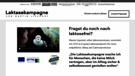 What Laktasekampagne.de website looked like in 2018 (5 years ago)