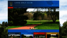 What Leekgolfclub.co.uk website looked like in 2018 (5 years ago)
