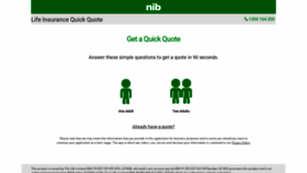 What Life.nib.com.au website looked like in 2018 (5 years ago)
