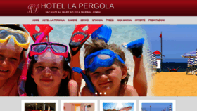 What Lapergolahoteligea.com website looked like in 2018 (5 years ago)