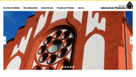 What Leibnizschule.de website looked like in 2018 (5 years ago)