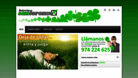 What Loteriasanlorenzo.com website looked like in 2018 (5 years ago)