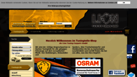 What Liontuning-carparts.de website looked like in 2018 (5 years ago)