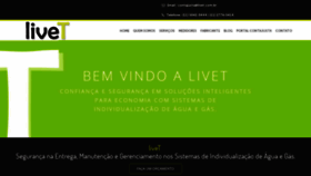 What Livet.com.br website looked like in 2018 (6 years ago)