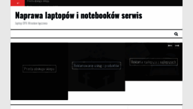 What Laptop-spa.pl website looked like in 2018 (5 years ago)