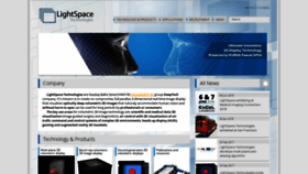What Lightspace3d.com website looked like in 2018 (5 years ago)
