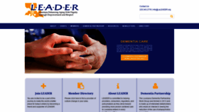 What Laleader.org website looked like in 2018 (5 years ago)