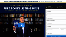 What Listingbossbook.com website looked like in 2018 (5 years ago)