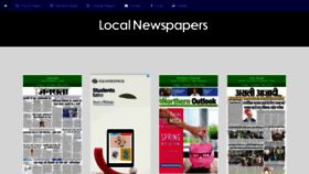 What Localnewspapers.today website looked like in 2018 (5 years ago)