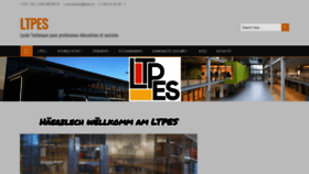 What Ltpes.lu website looked like in 2018 (6 years ago)