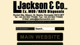 What Ljacksonandco.com website looked like in 2018 (5 years ago)