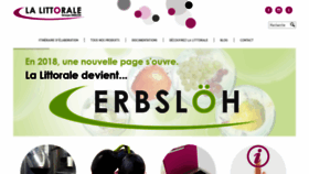 What Lalittorale.fr website looked like in 2018 (5 years ago)