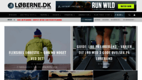 What Loeberne.dk website looked like in 2018 (5 years ago)
