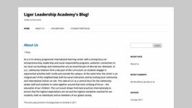 What Ligeracademyblog.org website looked like in 2018 (5 years ago)
