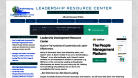 What Leadertoday.org website looked like in 2018 (5 years ago)