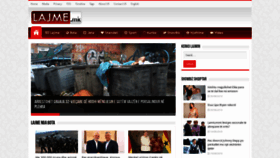 What Lajme.mk website looked like in 2018 (5 years ago)