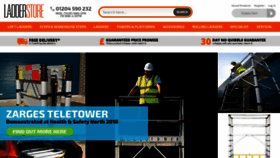 What Ladderstore.com website looked like in 2018 (5 years ago)
