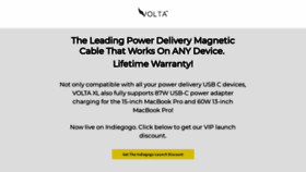 What Launch.voltacharger.com website looked like in 2018 (5 years ago)