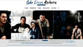 What Luke-evans.org website looked like in 2018 (5 years ago)