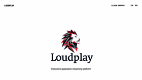 What Loudplay.io website looked like in 2018 (5 years ago)