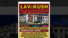 What Lavkushmodelschool.com website looked like in 2018 (5 years ago)