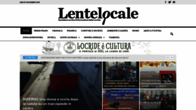 What Lentelocale.it website looked like in 2018 (5 years ago)