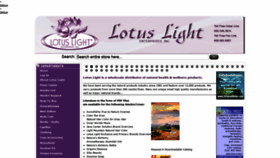 What Lotuslight.com website looked like in 2018 (5 years ago)