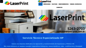 What Laser-print.com.ar website looked like in 2018 (5 years ago)
