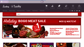 What Luckysupermarkets.com website looked like in 2018 (5 years ago)