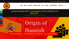 What Learnspanish.co.in website looked like in 2018 (5 years ago)