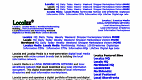 What Localzz.com website looked like in 2018 (6 years ago)