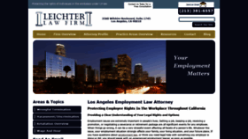 What Leichterlawfirm.com website looked like in 2018 (5 years ago)