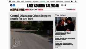 What Lakecountrycalendar.com website looked like in 2018 (5 years ago)