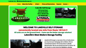 What Lakevilleselfstorage.com website looked like in 2018 (5 years ago)