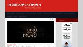 What Lahoradelanovela.com website looked like in 2018 (5 years ago)