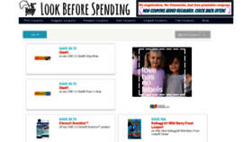 What Lookbeforespending.com website looked like in 2018 (5 years ago)