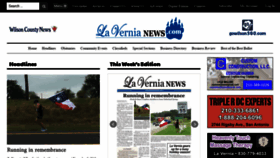 What Lavernianews.com website looked like in 2018 (5 years ago)