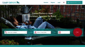 What Louerdehors.com website looked like in 2018 (5 years ago)