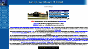 What Lgchurchofchrist.com website looked like in 2018 (5 years ago)