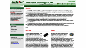 What Lenoptec.com website looked like in 2018 (5 years ago)