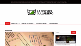 What Lafinestrasullalbero.it website looked like in 2018 (5 years ago)