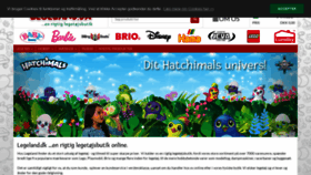 What Legeland-hobby.dk website looked like in 2018 (5 years ago)