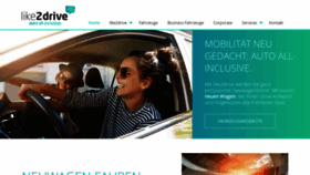 What Like2drive.de website looked like in 2018 (5 years ago)